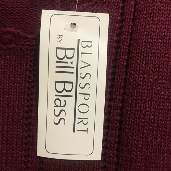 Bill Blass Cotton Blend Sweater NWT SzM - Picture 4 of 8